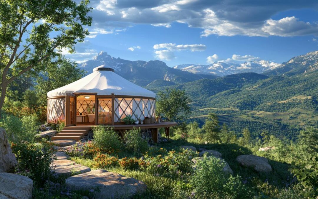Discover unique yurt structures for creative event spaces